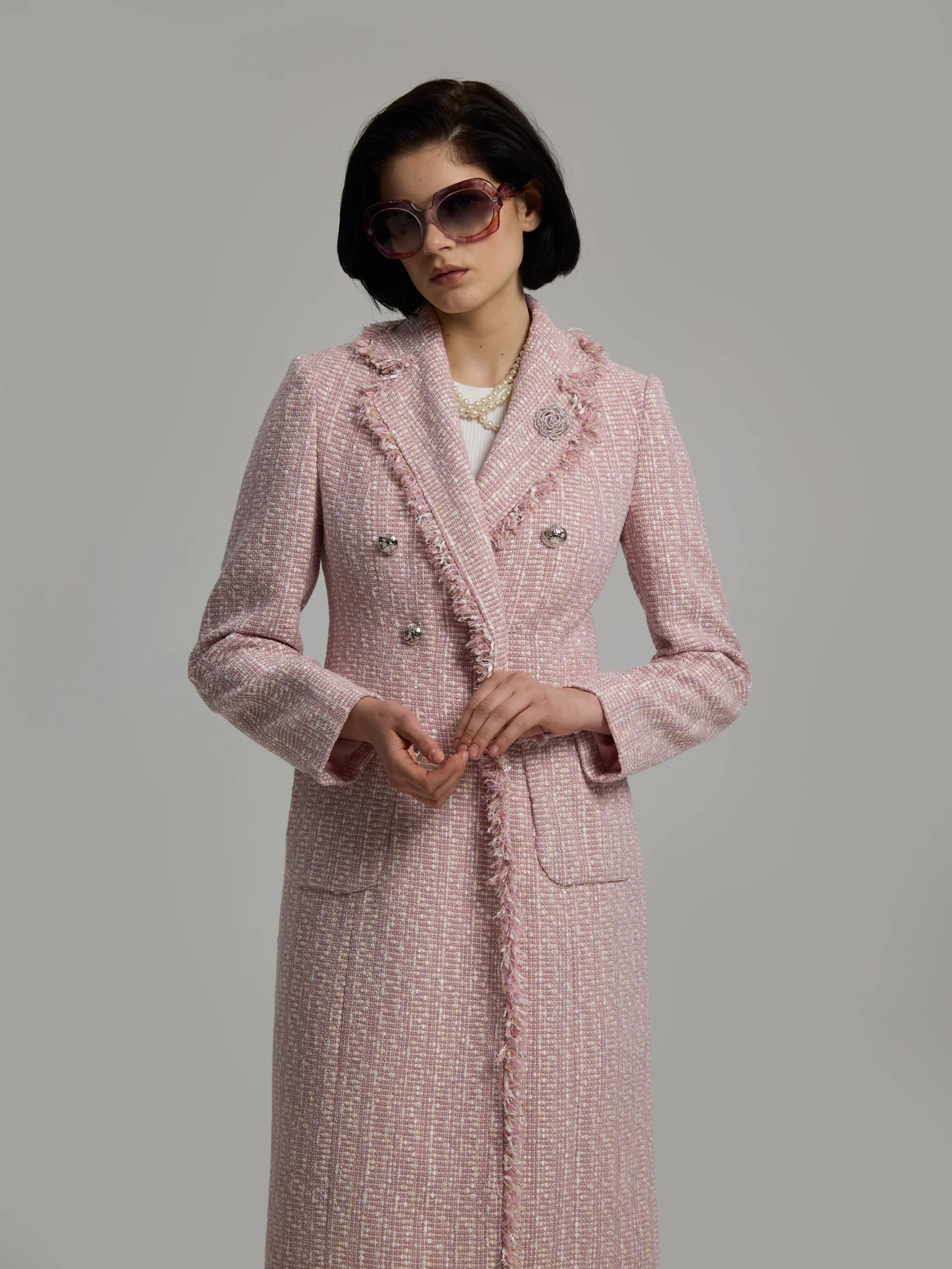 Caren Bouclé Blazer Dress - Image 3