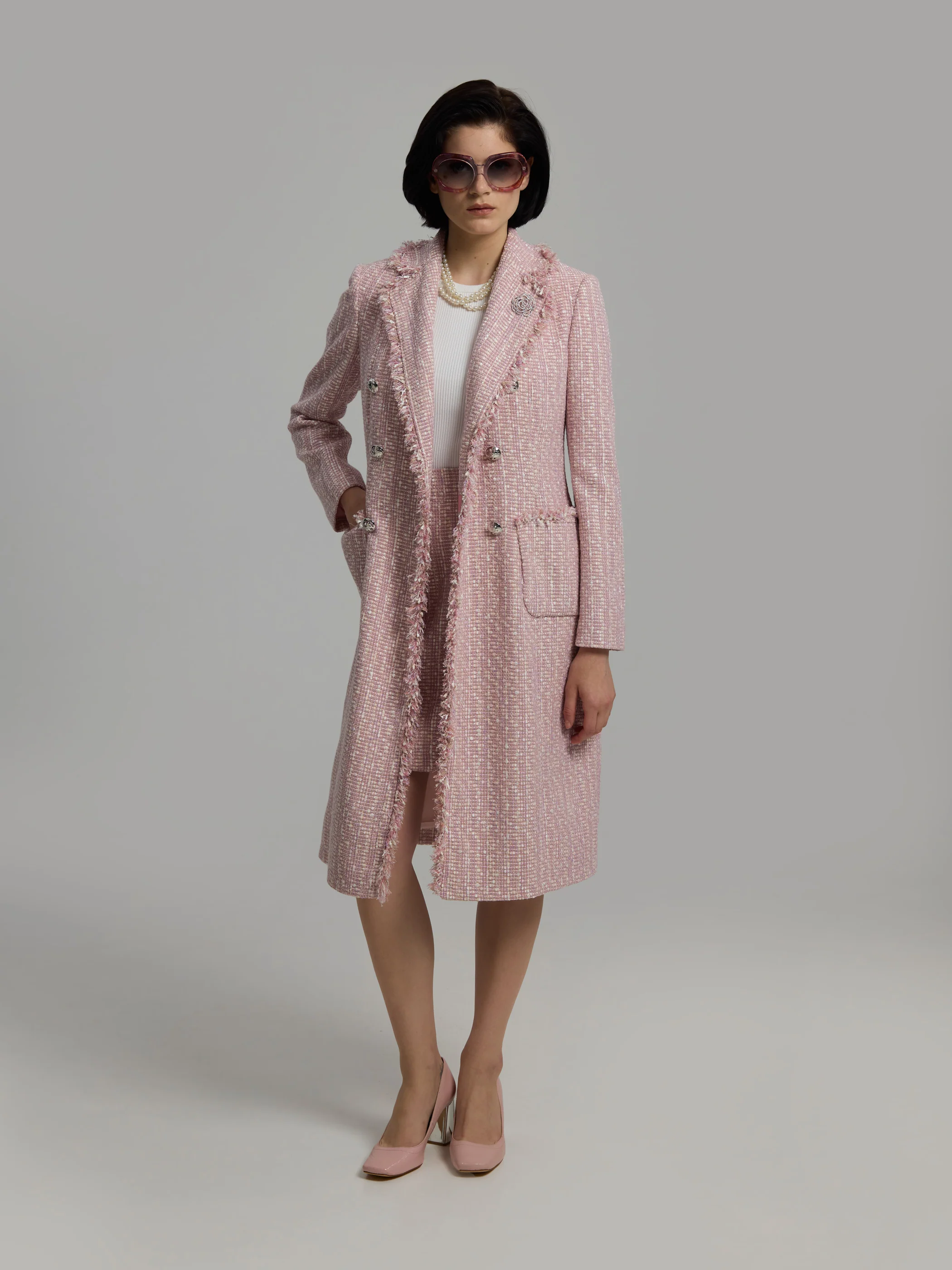 Caren Bouclé Blazer Dress - Image 4
