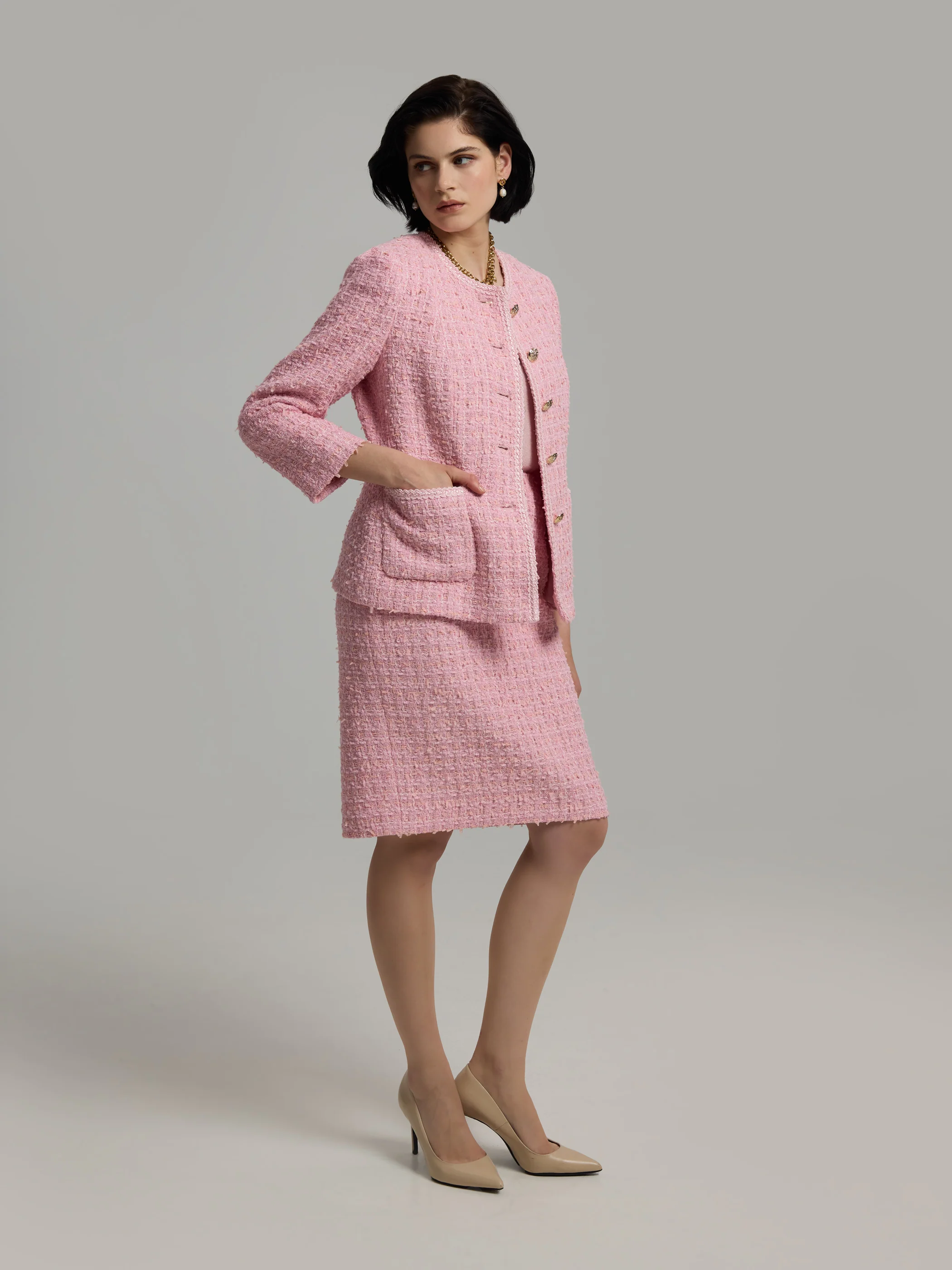 Vivian 60 Bouclé Skirt - Image 6