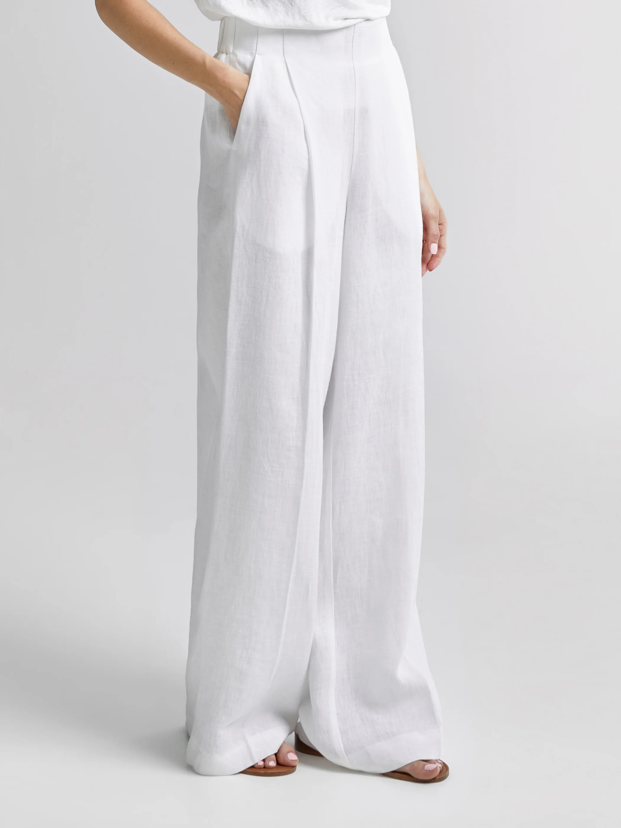 Kamille 3 Linen Trousers - Image 3
