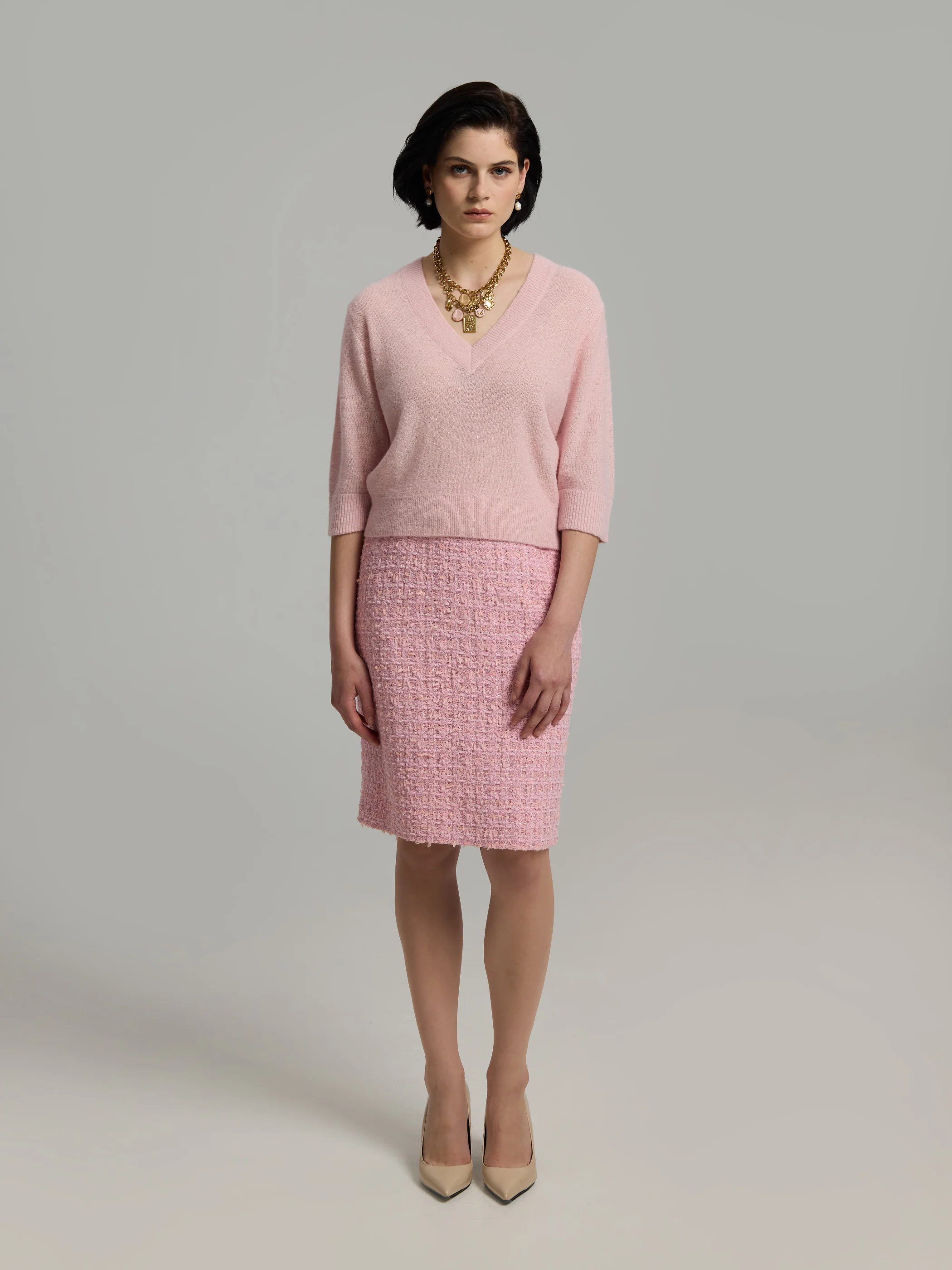 Vivian 60 Bouclé Skirt - Image 3